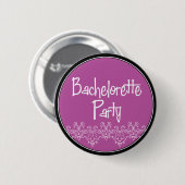 Badge Rond 5 Cm pourpre de bouton de bach (Devant & derrière)