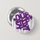 Badge Rond 5 Cm Pourpre de Dubstep FatCap Kush (Devant & derrière)
