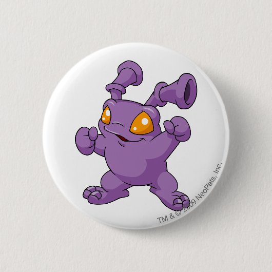 Badge Rond 5 Cm Pourpre de Grundo (Devant)