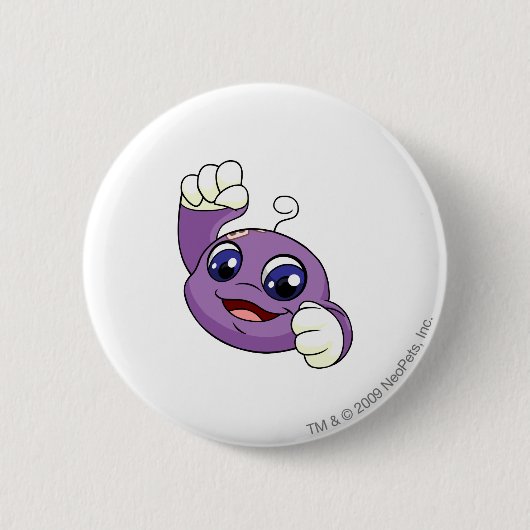 Badge Rond 5 Cm Pourpre de Kiko (Devant)