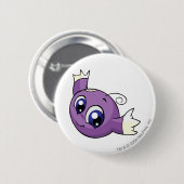 Badge Rond 5 Cm Pourpre de Kiko (Devant & derrière)