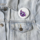 Badge Rond 5 Cm Pourpre de Kiko (En situation)