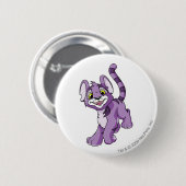 Badge Rond 5 Cm Pourpre de Kougra (Devant & derrière)