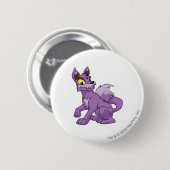 Badge Rond 5 Cm Pourpre de Lupe (Devant & derrière)