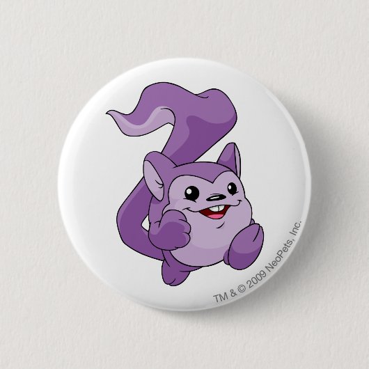 Badge Rond 5 Cm Pourpre de Meerca (Devant)