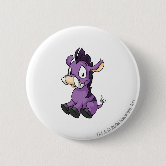 Badge Rond 5 Cm Pourpre de Moehog (Devant)