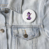 Badge Rond 5 Cm Pourpre de Moehog (En situation)