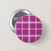 Badge Rond 5 Cm Pourpre de plaid (Devant & derrière)