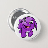 Badge Rond 5 Cm Pourpre de Poogle (Devant & derrière)