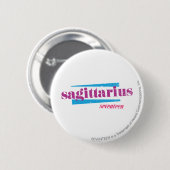 Badge Rond 5 Cm Pourpre de Sagittaire (Devant & derrière)