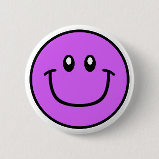 Badge Rond 5 Cm Pourpre de sourire 0003 de bouton de visage