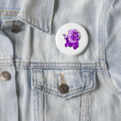 Badge Rond 5 Cm Pourpre de Tonu (En situation)
