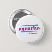Badge Rond 5 Cm Pourpre de Verseau (Devant & derrière)
