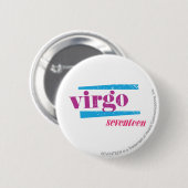 Badge Rond 5 Cm Pourpre de Vierge (Devant & derrière)