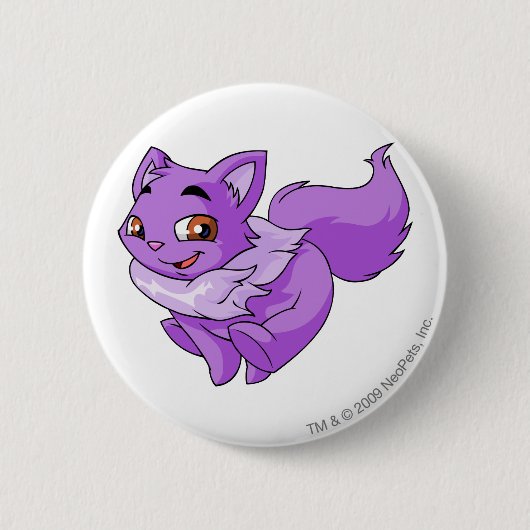 Badge Rond 5 Cm Pourpre de Wocky (Devant)