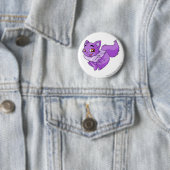 Badge Rond 5 Cm Pourpre de Wocky (En situation)