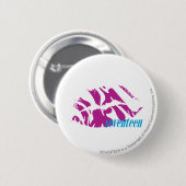 Badge Rond 5 Cm Pourpre de zèbre (Devant & derrière)