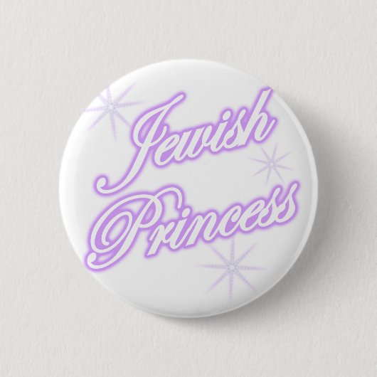 Badge Rond 5 Cm Pourpre juif de princesse (Devant)