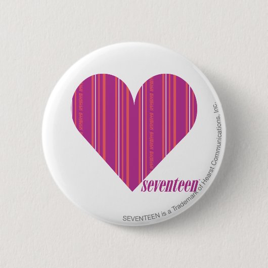 Badge Rond 5 Cm Pourpre mince 4 de rayures (Devant)
