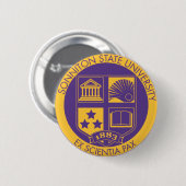 Badge Rond 5 Cm Pourpre/or (Devant & derrière)