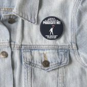 Badge Rond 5 Cm Poursuivez-moi bouton (En situation)