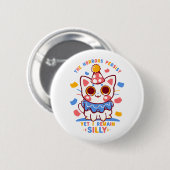 Badge Rond 5 Cm Pourtant, je reste idiot (Devant & derrière)