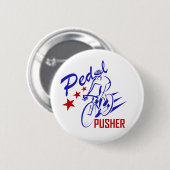 Badge Rond 5 Cm Pousseur de pédale (Devant & derrière)
