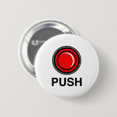 Badge Rond 5 Cm Poussez-moi bouton (Devant & derrière)