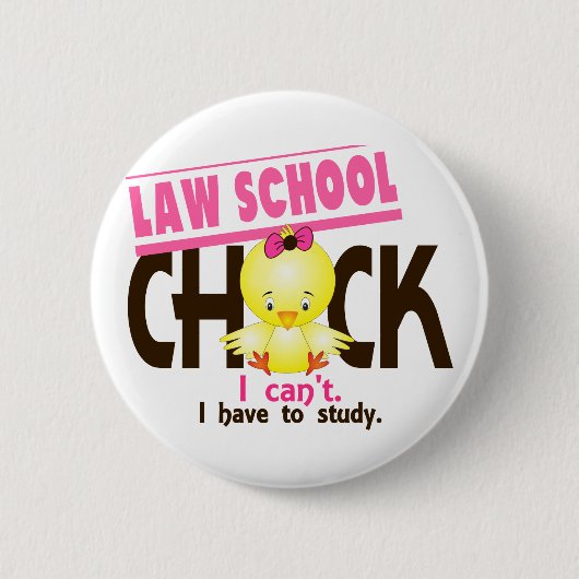 Badge Rond 5 Cm Poussin 1 d'école de droit (Devant)