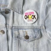 Badge Rond 5 Cm Poussin 1 d'école de droit (En situation)