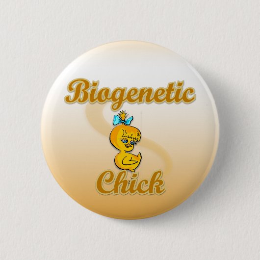 Badge Rond 5 Cm poussin biogénétique (Devant)