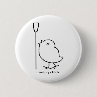 Badge Rond 5 Cm Poussin d'aviron, habillement d'aviron pour les