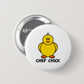 Badge Rond 5 Cm Poussin de chef (Devant & derrière)