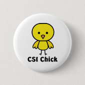 Badge Rond 5 Cm Poussin de CSI (Devant)