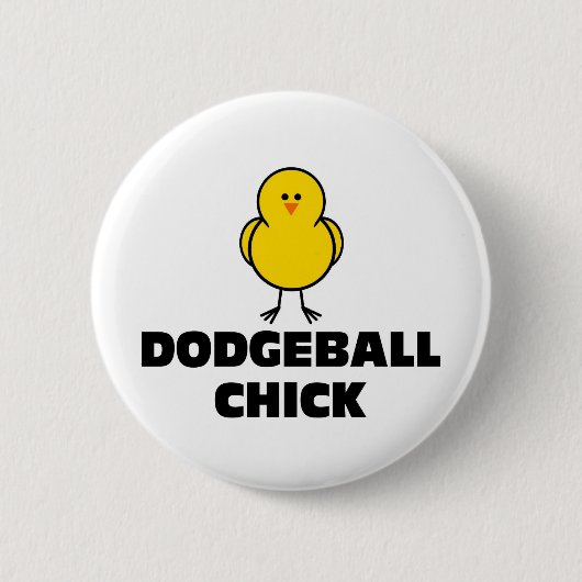 Badge Rond 5 Cm Poussin de Dodgeball (Devant)