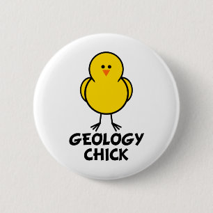 Badge Rond 5 Cm Poussin de géologie