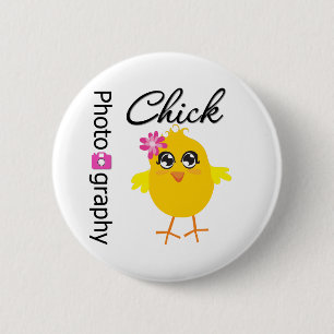 Badge Rond 5 Cm Poussin de photographie