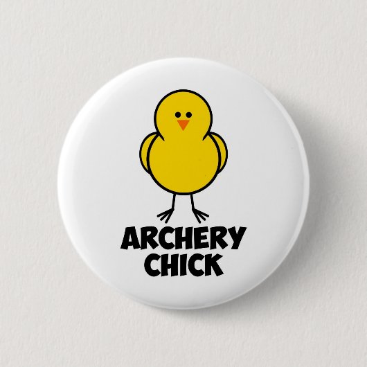 Badge Rond 5 Cm Poussin de tir à l'arc (Devant)
