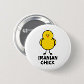 Badge Rond 5 Cm Poussin iranien (Devant & derrière)