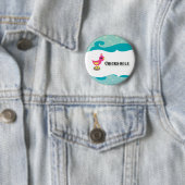 Badge Rond 5 Cm poussins (En situation)