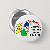 Badge Rond 5 Cm Pouvez-vous m'entendre maintenant visiteur de (Devant & derrière)