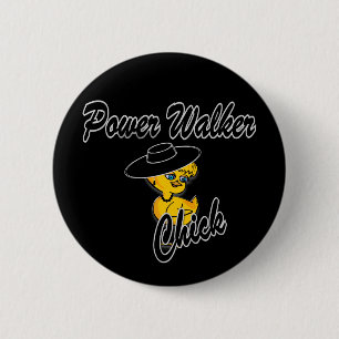 Badge Rond 5 Cm Power Walker Chick #4