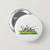 Badge Rond 5 Cm PowerBoat (Devant & derrière)