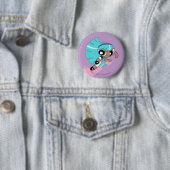 Badge Rond 5 Cm Powerpuff Girls Bliss (En situation)
