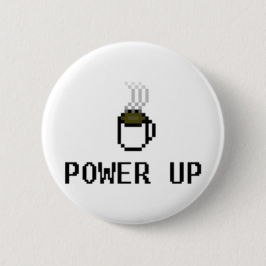 Badge Rond 5 Cm powerup (Devant)