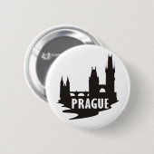 Badge Rond 5 Cm Prague (Devant & derrière)