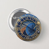 BADGE ROND 5 CM PRAGUE (Devant & derrière)