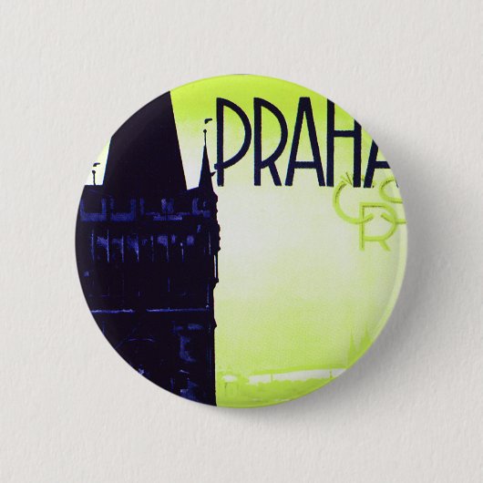 Badge Rond 5 Cm Praha (Devant)