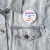 Badge Rond 5 Cm Précautions de grippe de porcs (En situation)