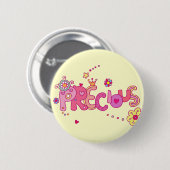 Badge Rond 5 Cm Précieux (Devant & derrière)
